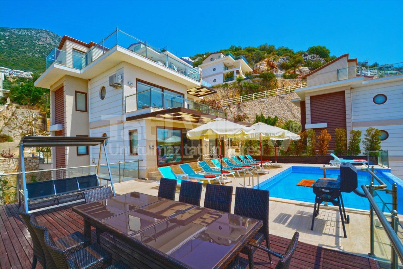 kalkan property with sea views
