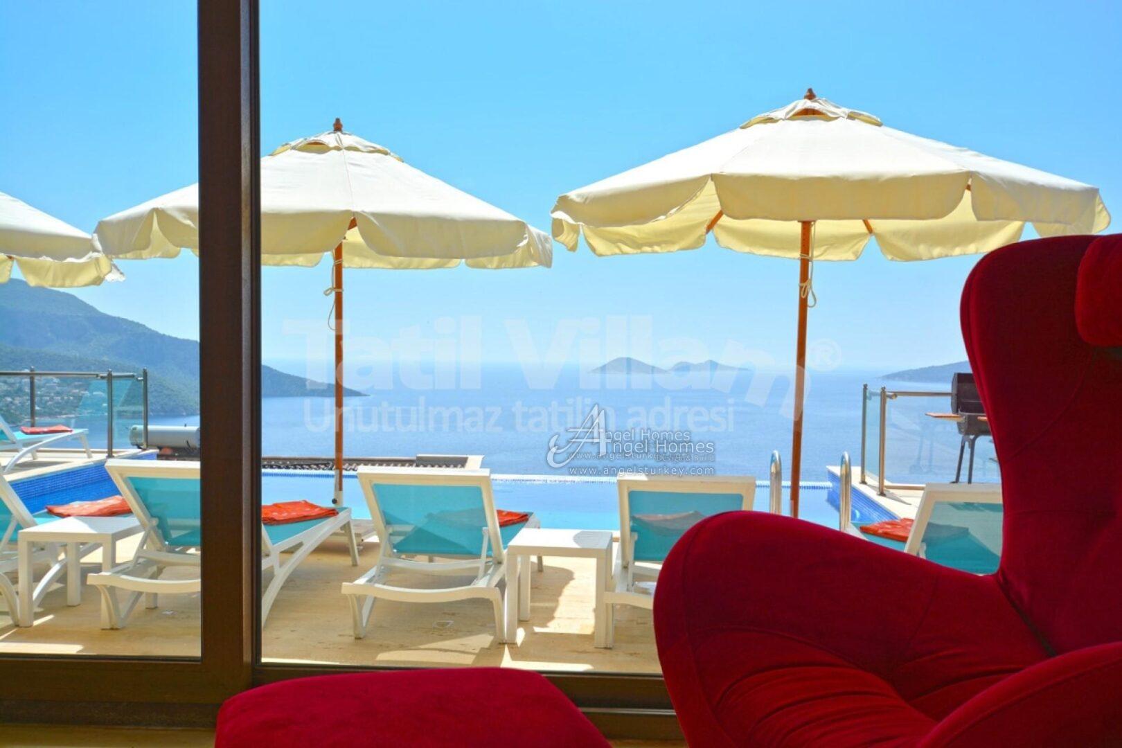 FURNISHED KALKAN PROPERTY WITH SEA VIEWS