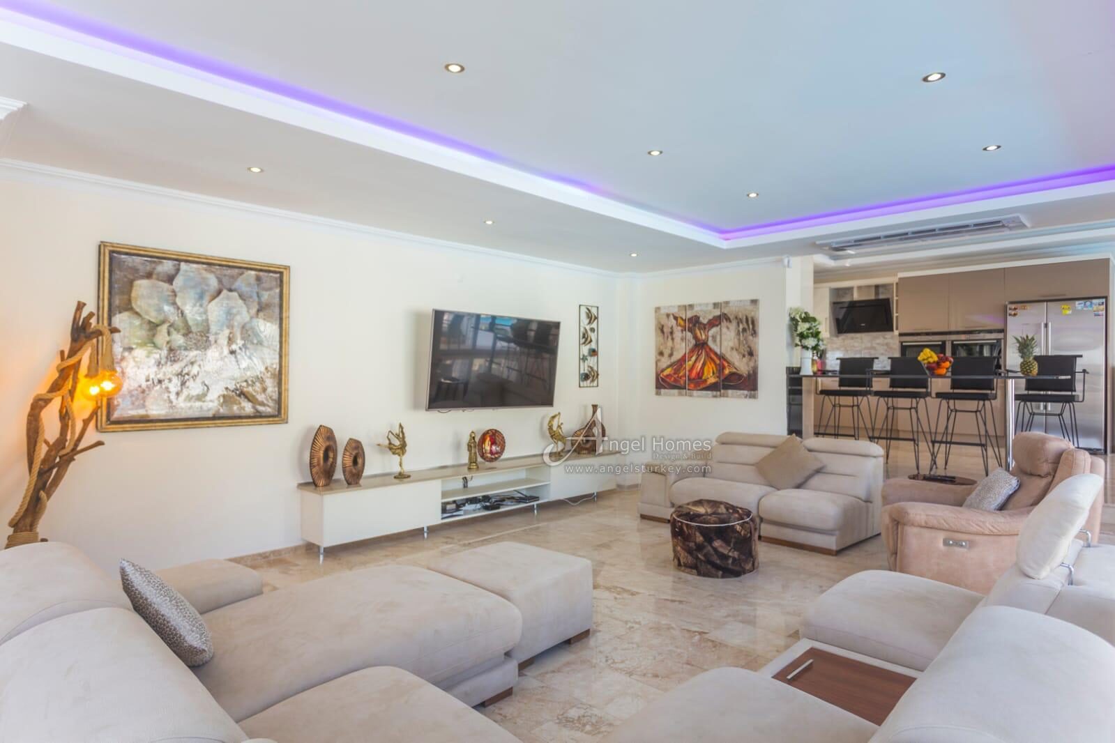 BEAUTIFULLY FURNISHED 5-BED VILLA IN OVACIK FOR SALE
