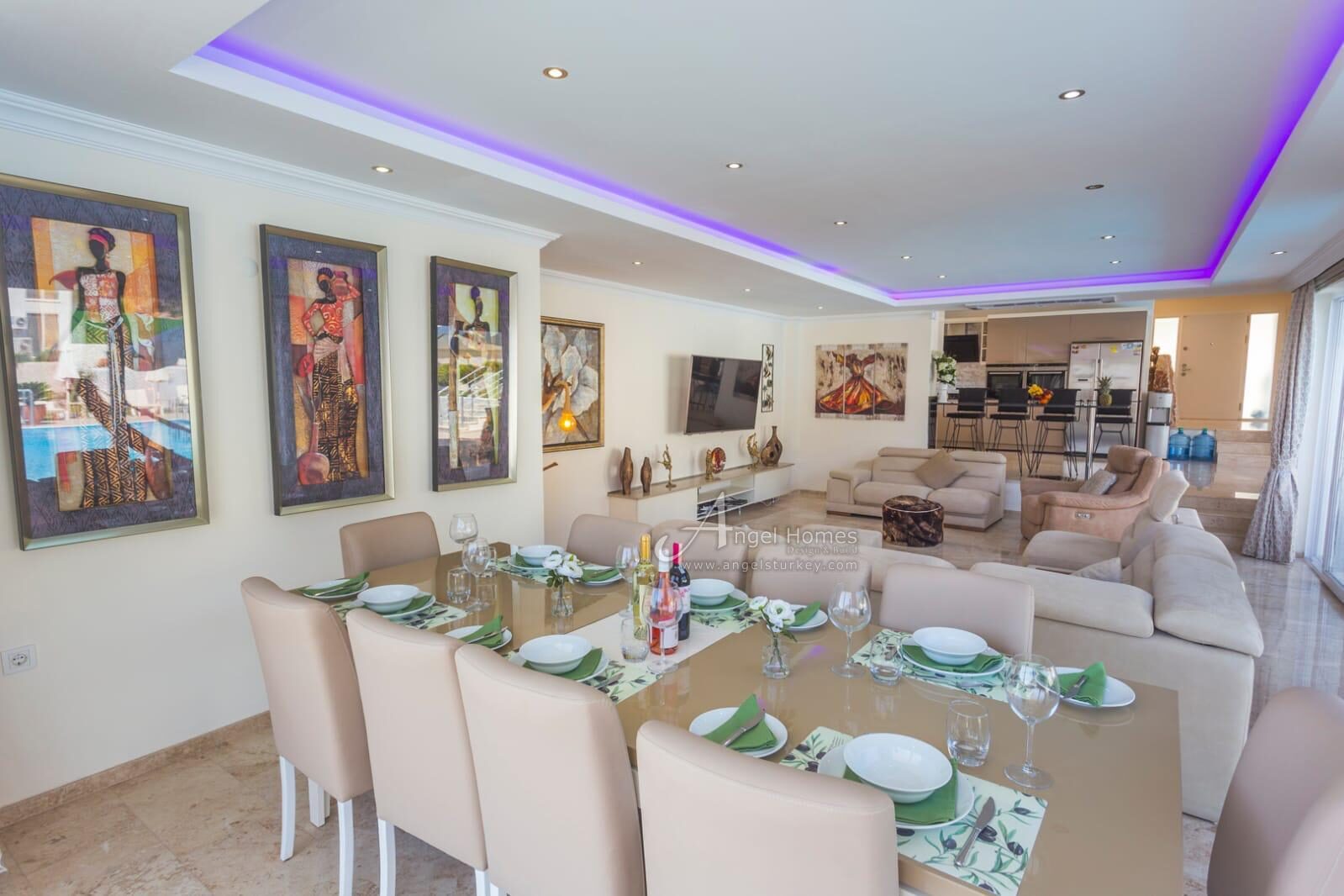 BEAUTIFULLY FURNISHED 5-BED VILLA IN OVACIK FOR SALE