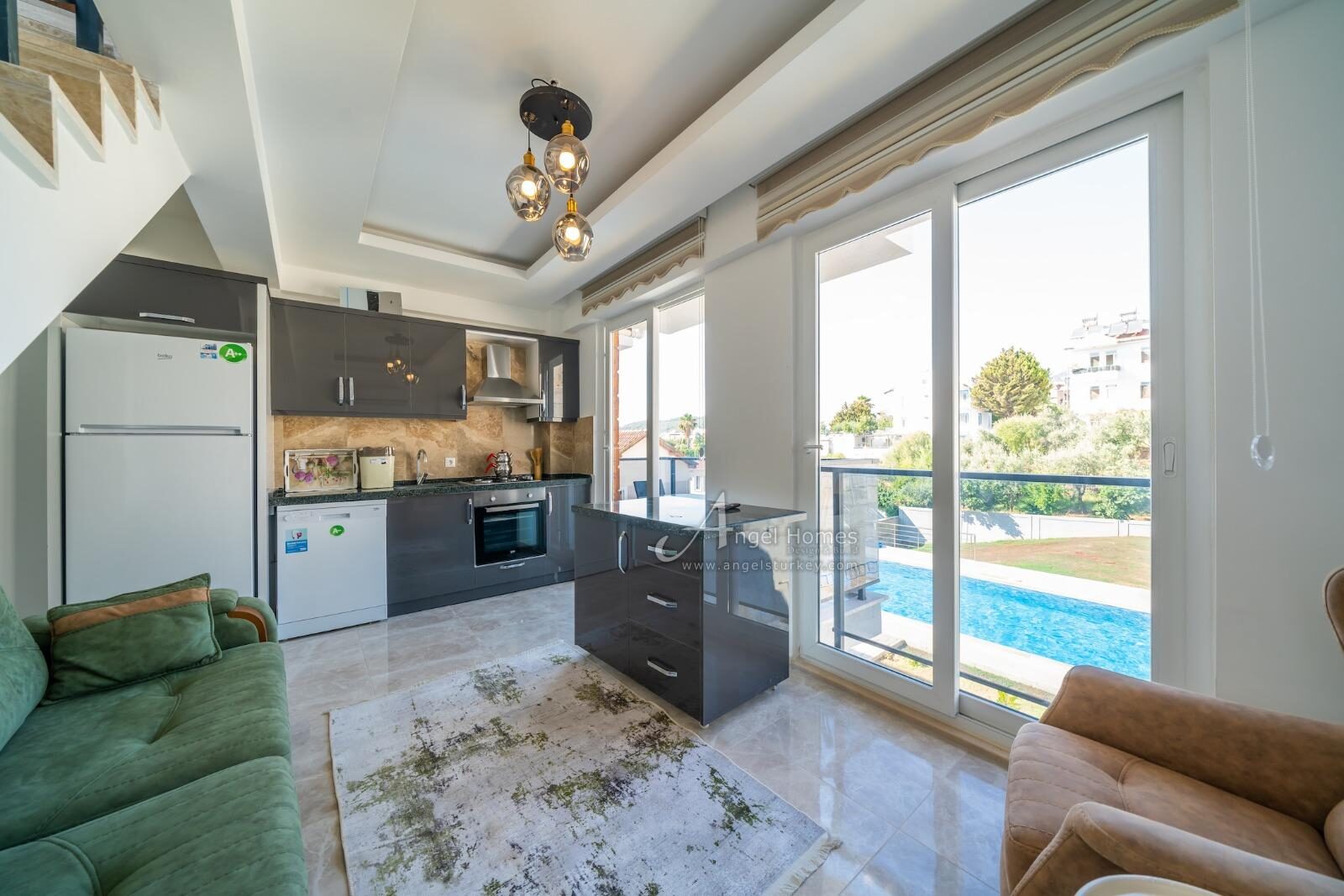 STYLISH 3-BED DUPLEX IN OVACIK (FURNISHED)