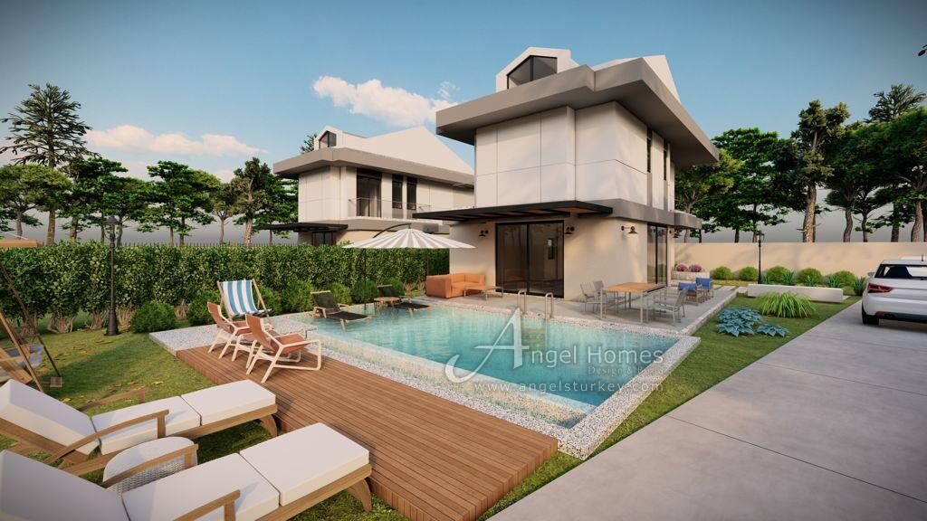 modern 4-bed villas