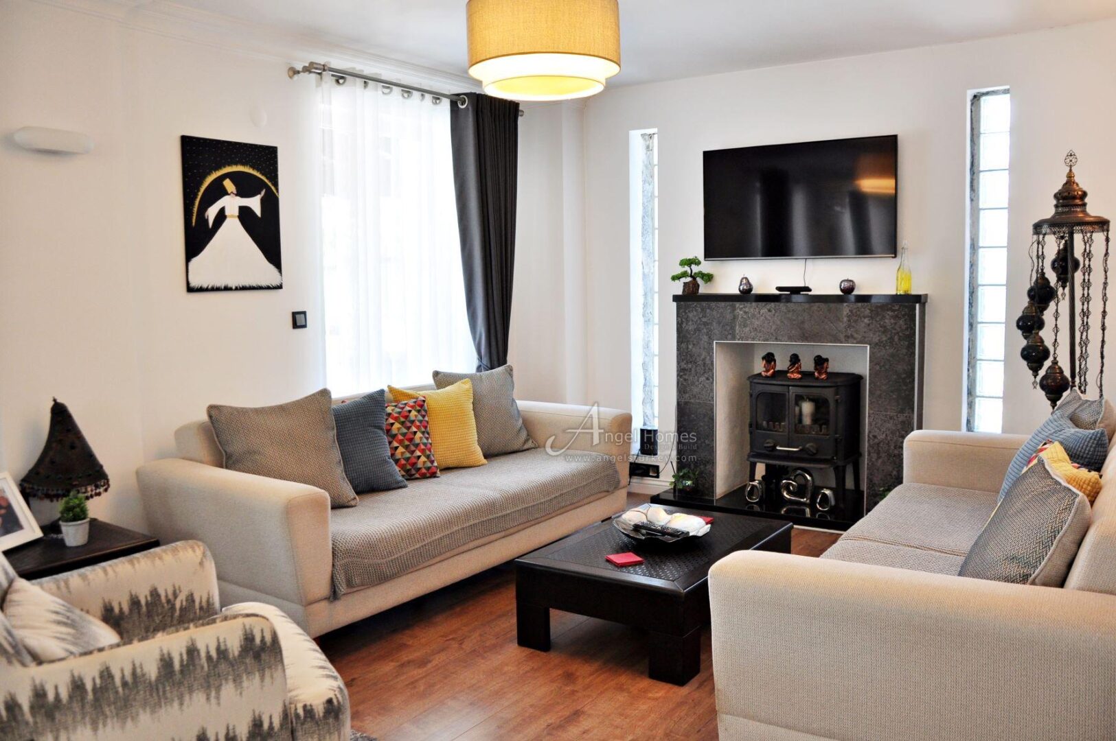 PART STONE BUILT VERY ATTRACTIVE 3 BED VILLA IN OVACIK