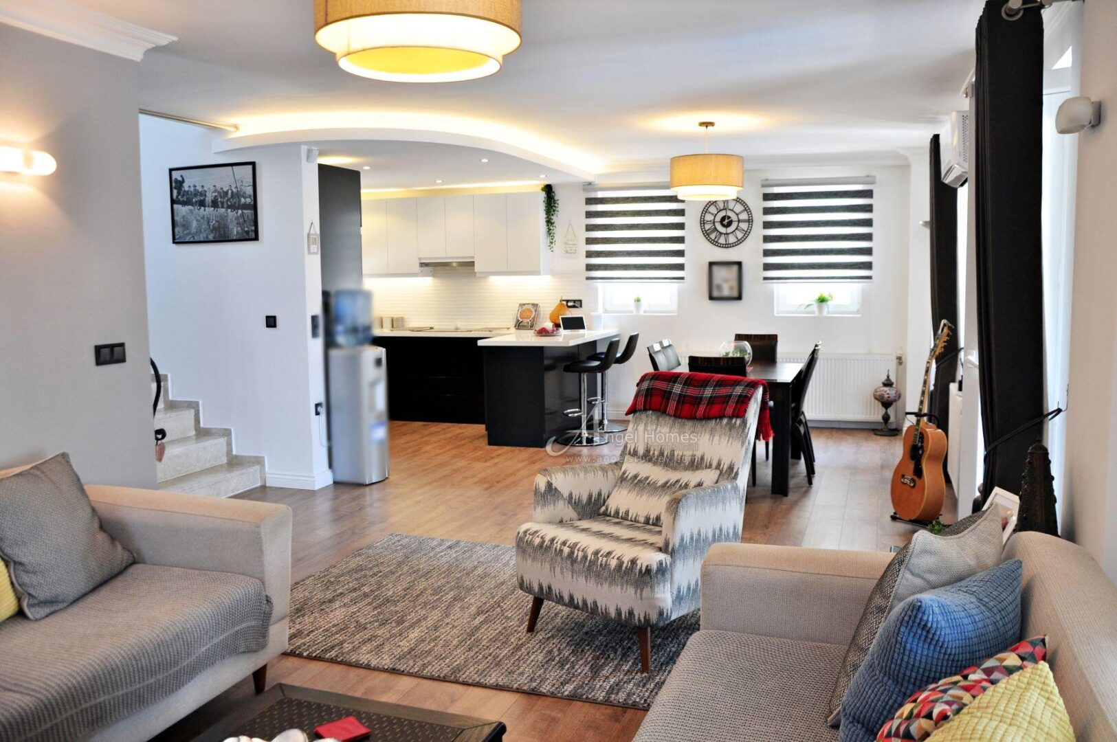 PART STONE BUILT VERY ATTRACTIVE 3 BED VILLA IN OVACIK