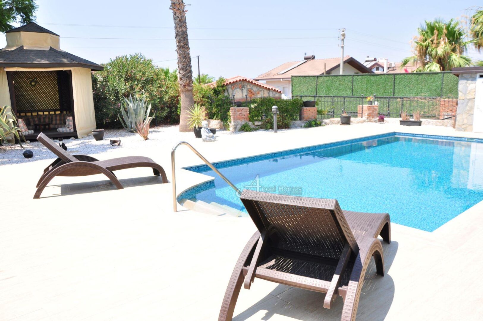 PART STONE BUILT VERY ATTRACTIVE 3 BED VILLA IN OVACIK