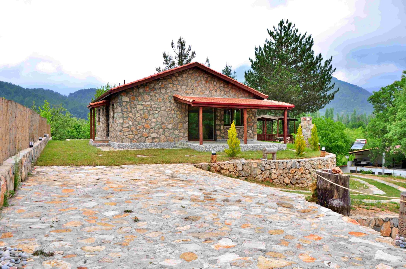 stone bungalow