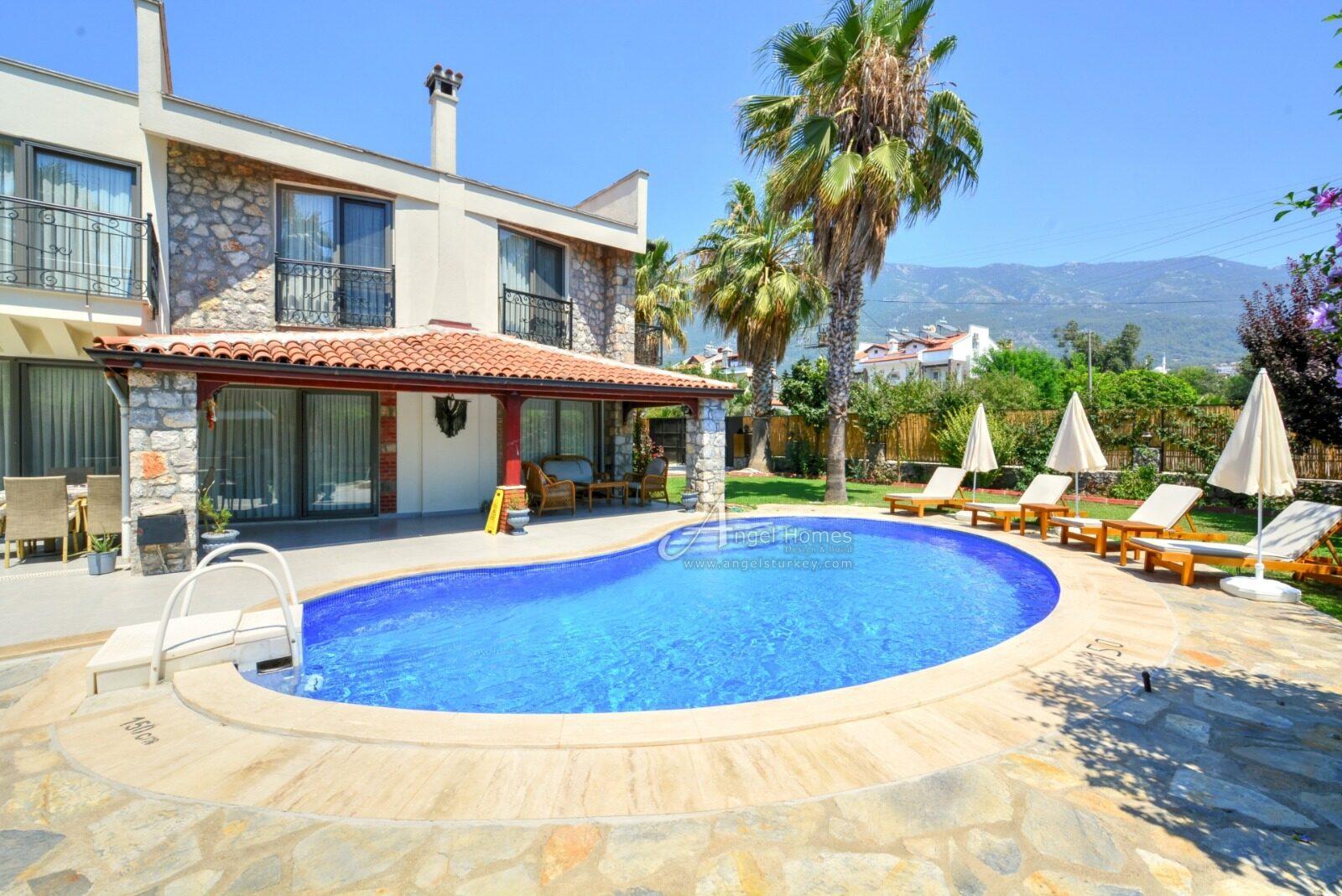 furnished 3-bed villa in hisaronu