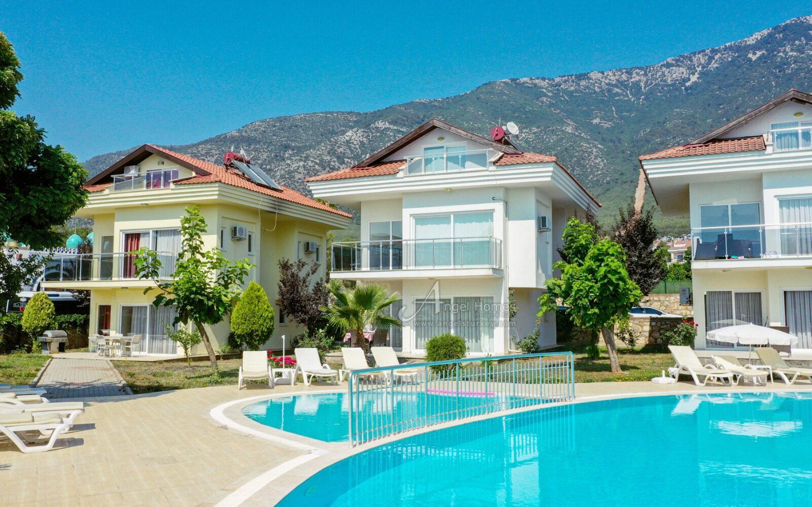 furnished 3-bed villa in Ovacik