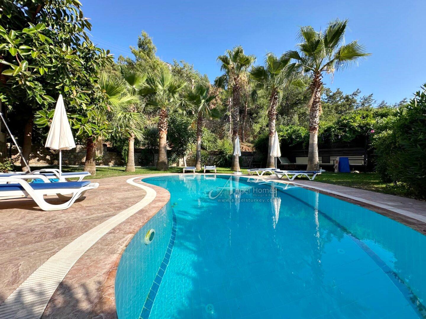 villa with a pool near Oludeniz