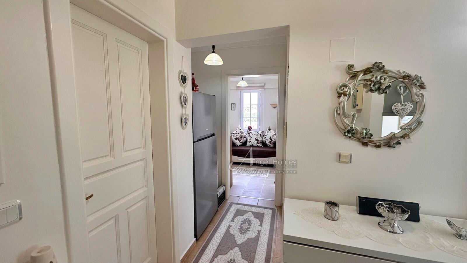 renovated 2-bed apartment in Hisaronu