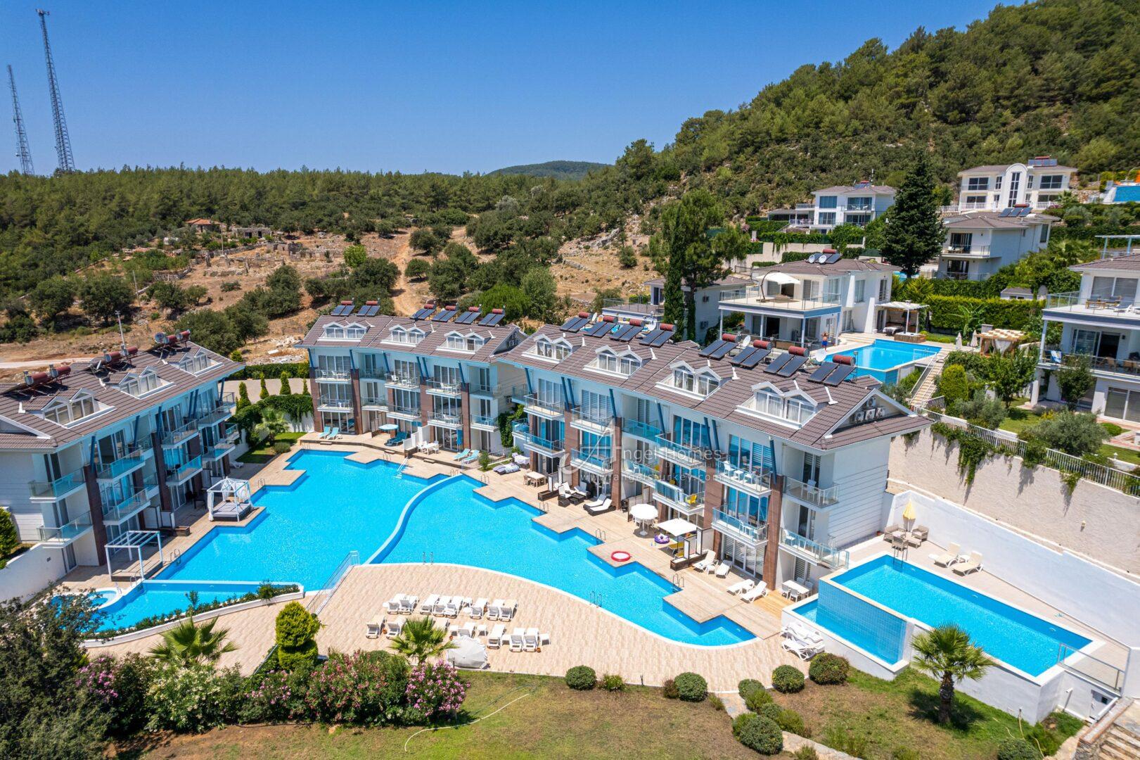 modern 2-bed swim up apartment