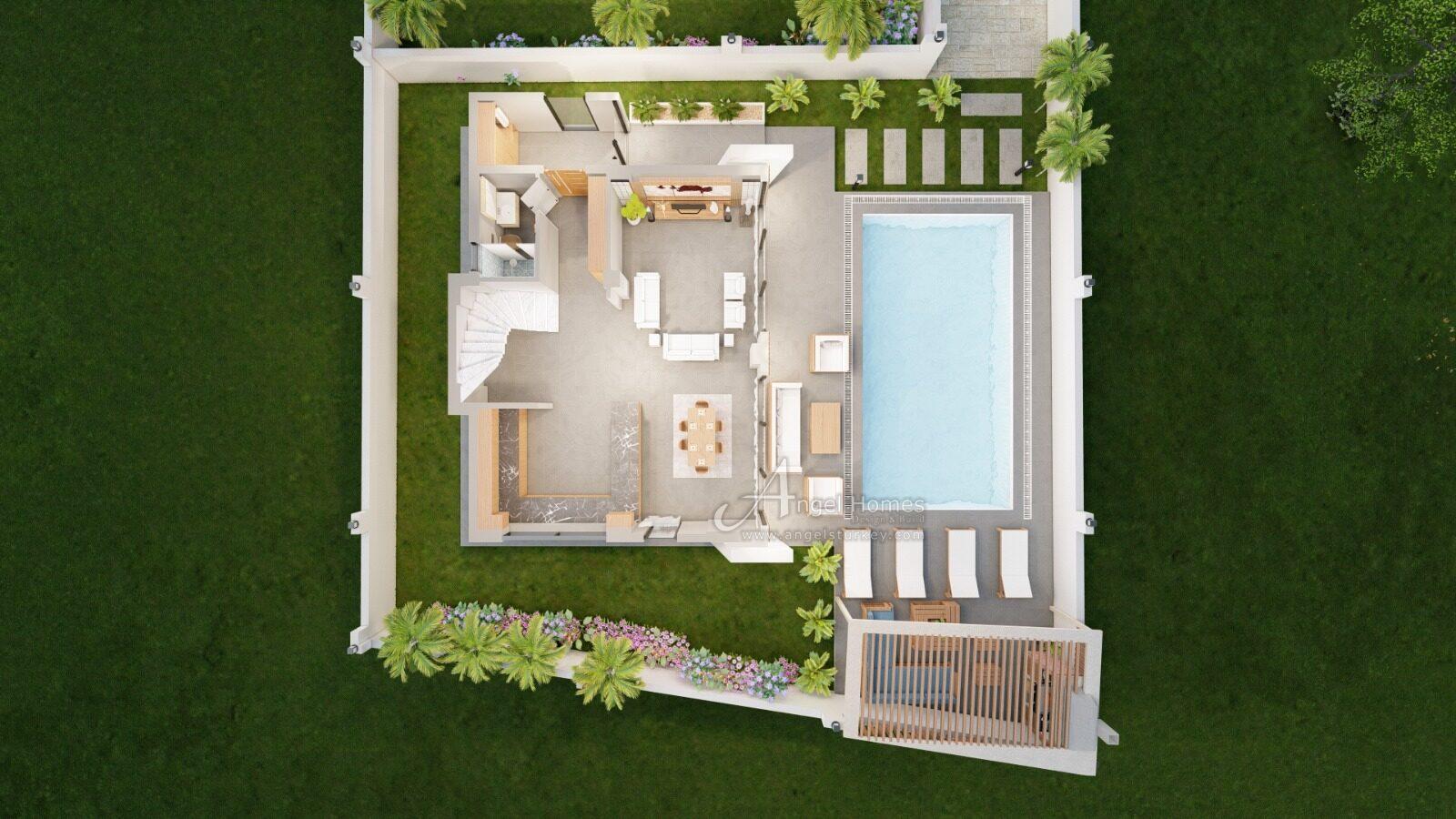 new 3-bed villas for sale in Uzumlu