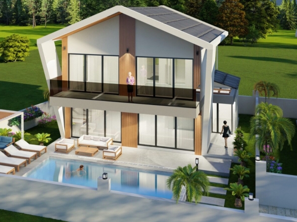 new 3-bed villas for sale in Uzumlu