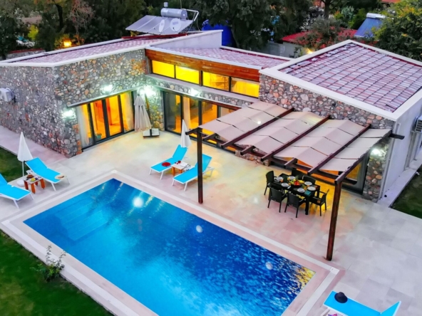 luxury rustic style villa