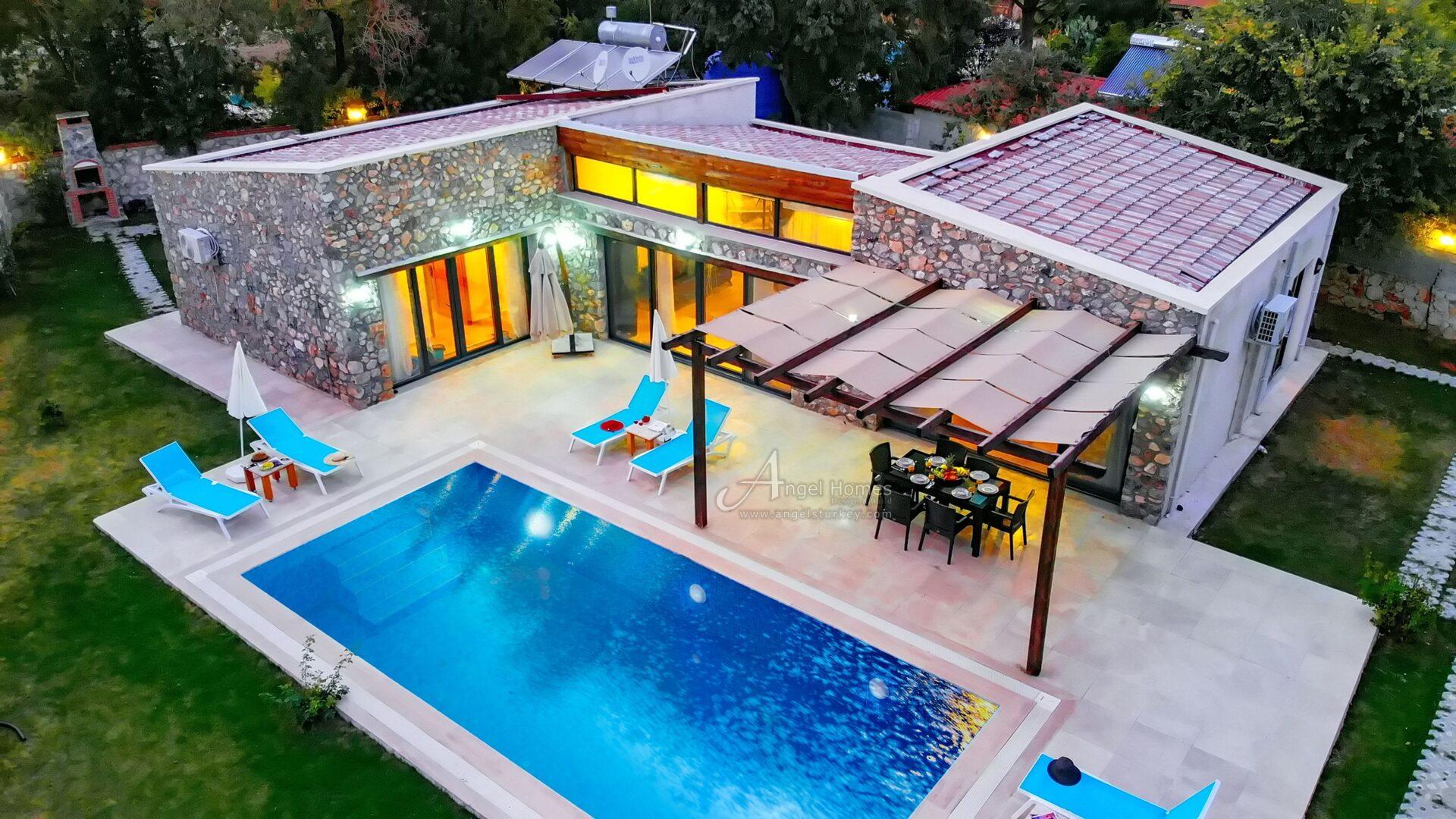 luxury rustic style villa