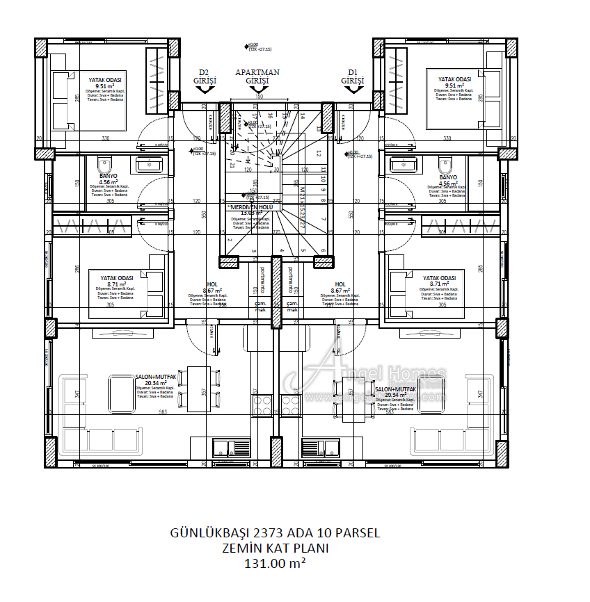 3-bed apartments for sale near Calis