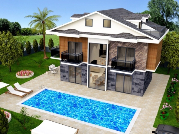 new luxury 4-bed villas for sale in Ovacik