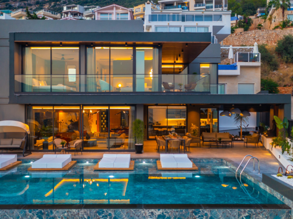 5-bed sea view villa in Kalkan