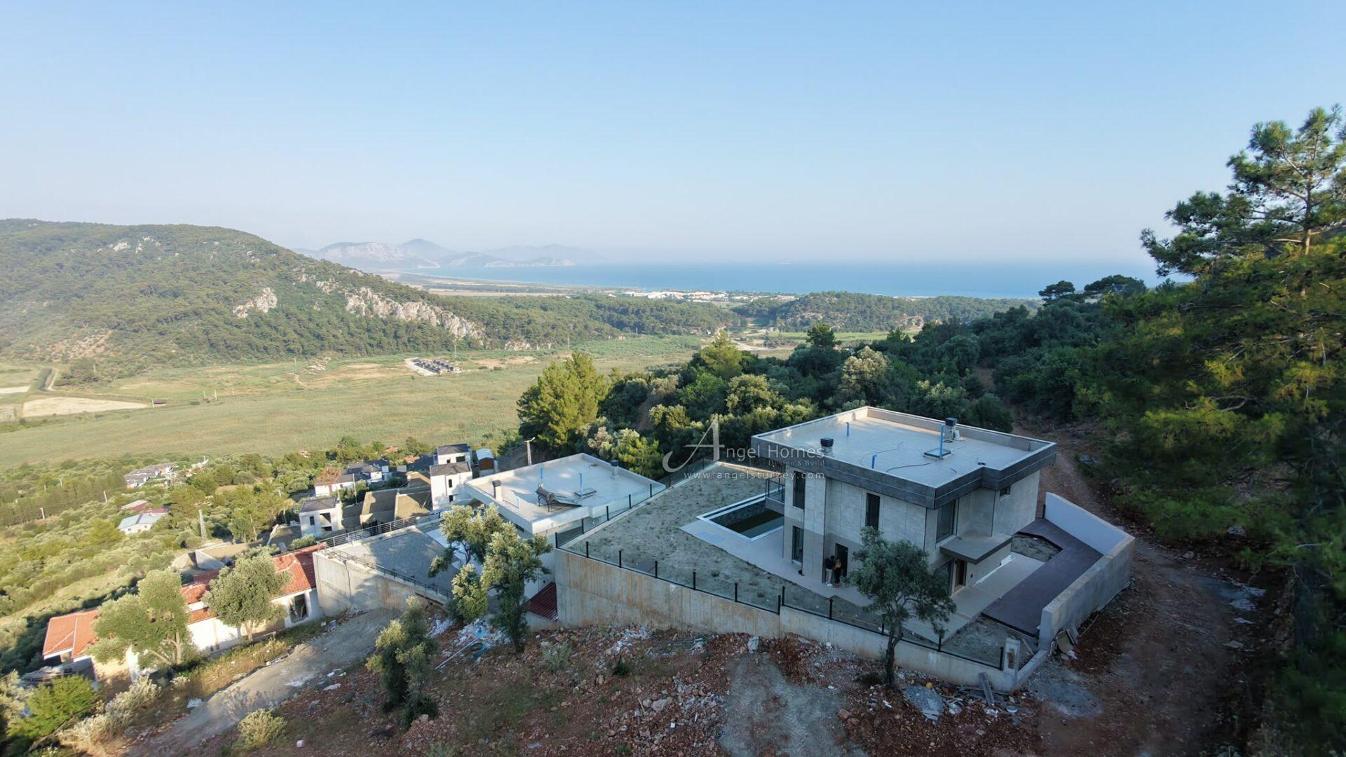 sea view villa for sale in Sarigerme
