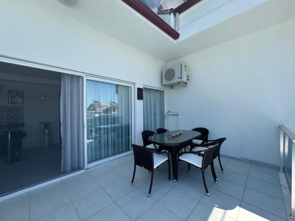 3-bed upper duplex for sale in Ovacik