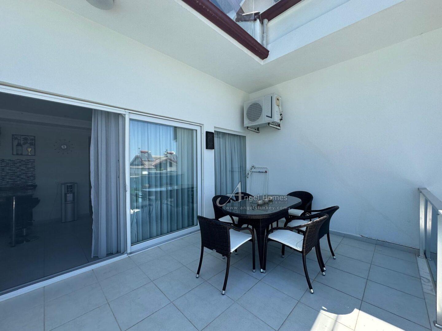 3-bed upper duplex for sale in Ovacik