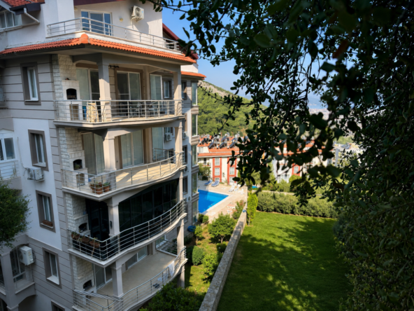 Sea view apartment for sale in Fethiye