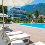 spacious 2-bed reverse duplex in Ovacik