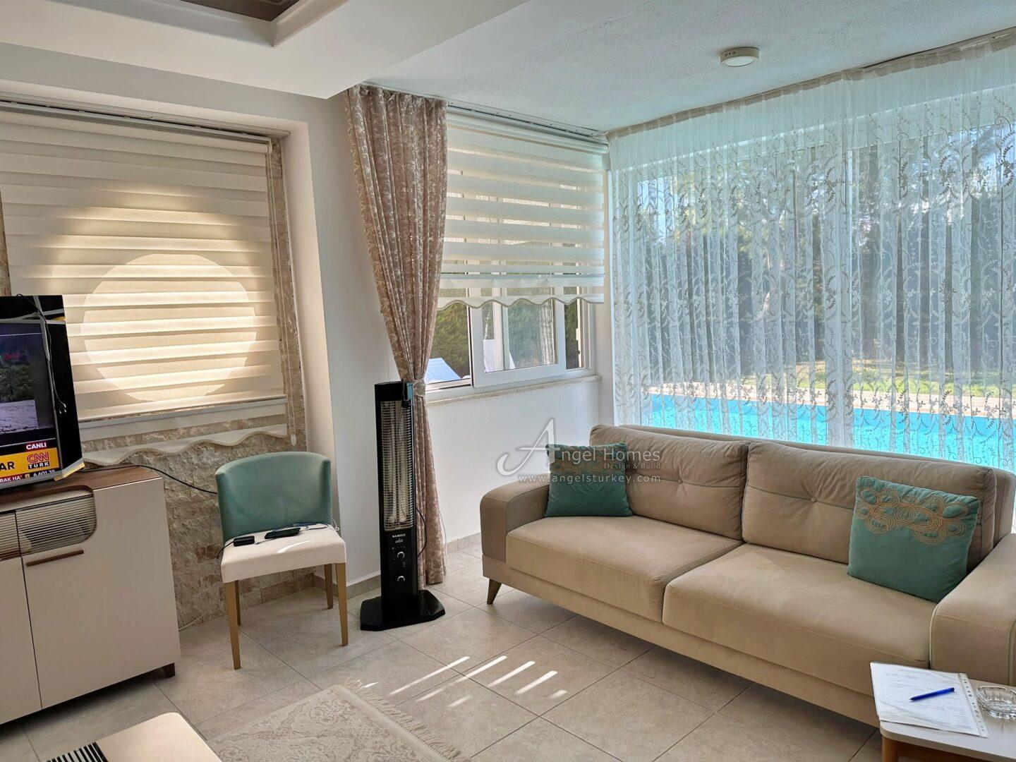MODERN 4-BED VILLA IN LOWER OVACIK – Furnished, Pool & Parking