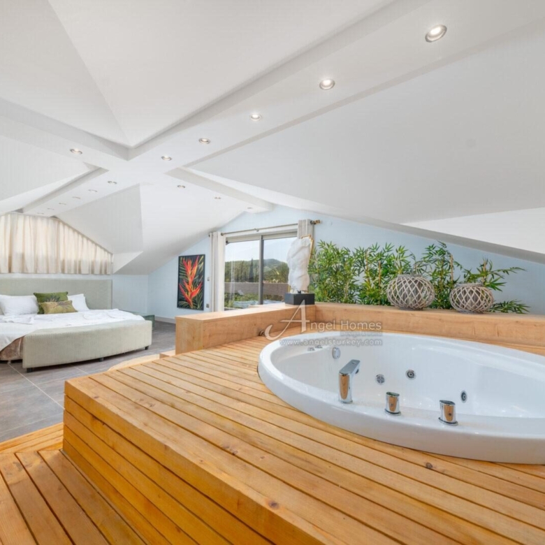 LUXURY 3-BED VILLA IN OVACIK – Furnished, 2-Pools & Spa