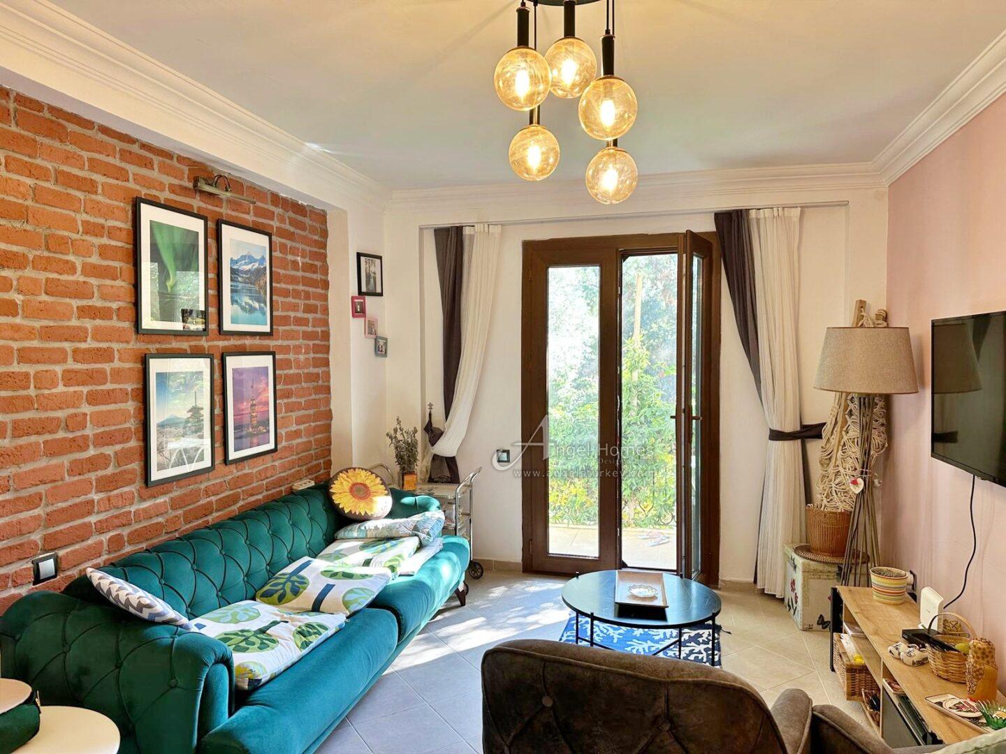 FURNISHED 2-BED GROUND-FLOOR APARTMENT IN OVACIK – Popular Site with Communal Facilities