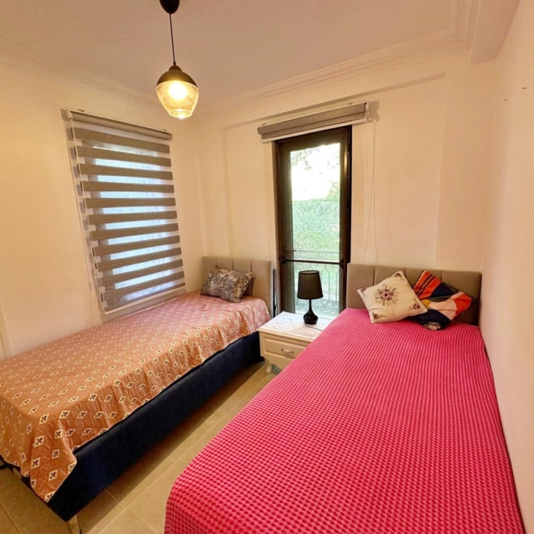 FURNISHED 2-BED GROUND-FLOOR APARTMENT IN OVACIK – Popular Site with Communal Facilities