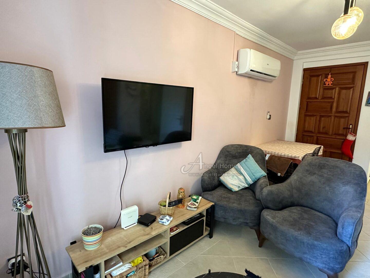 FURNISHED 2-BED GROUND-FLOOR APARTMENT IN OVACIK – Popular Site with Communal Facilities